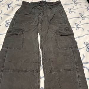 American Eagle Outfitters Women's Gray Wide Leg Pants